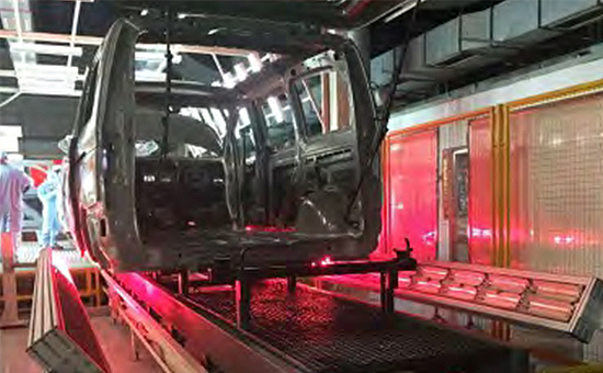 噴蠟后的紅外烘烤